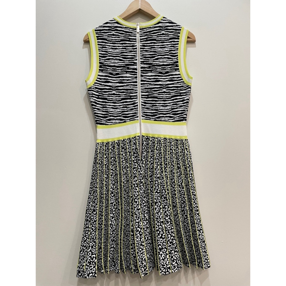 Ted Baker Lebiiey Knit Sleeveless Please Skirt Dress Size 2 US 6 Animal Print - Picture 5 of 13